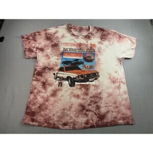 Ford Mustang Tie Dye Graphic T-Shirt Mens XL American Muscle Car 1964 Tee
